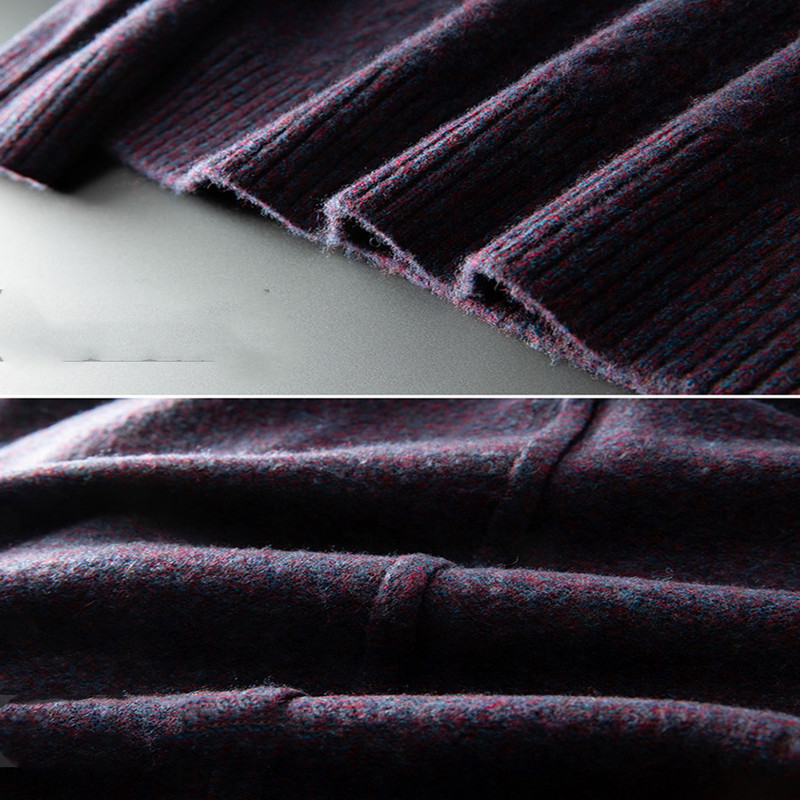 Turtleneck Cashmere Sweater Men's Autumn And Winter Seven Stitch Thickening - Image 3