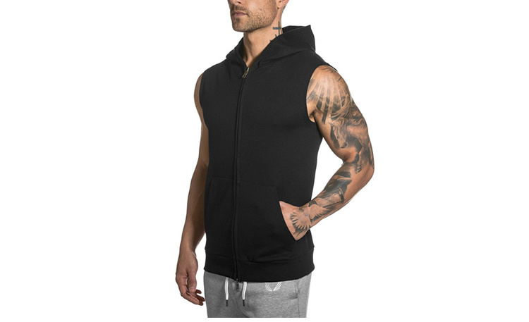 Sleeveless Men's Hoodies - Image 7