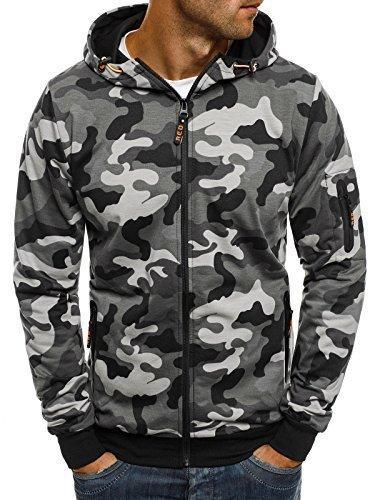 Camouflage Cardigan Hoodies - Image 2