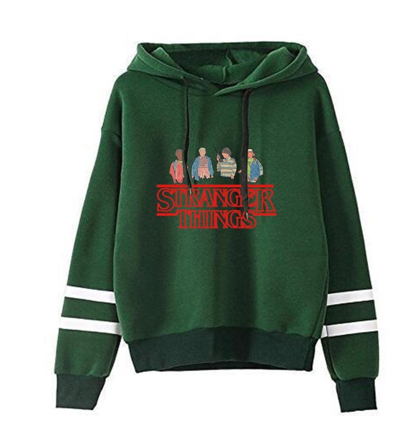 Stranger Things Striped Hoodies - Image 3
