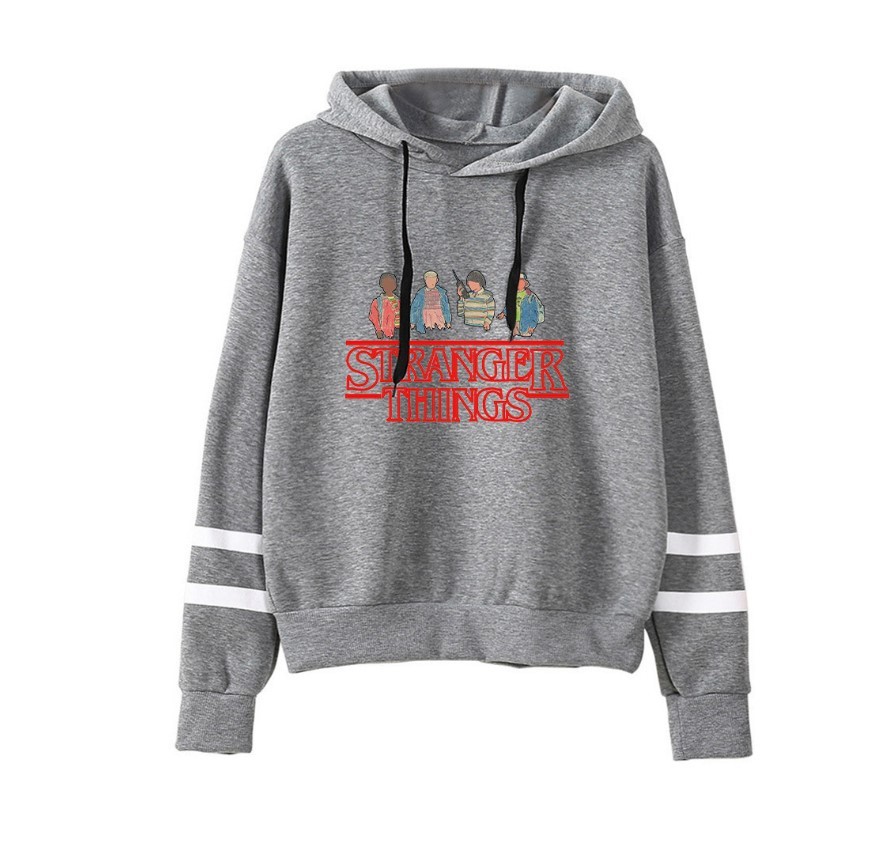 Stranger Things Striped Hoodies - Image 4