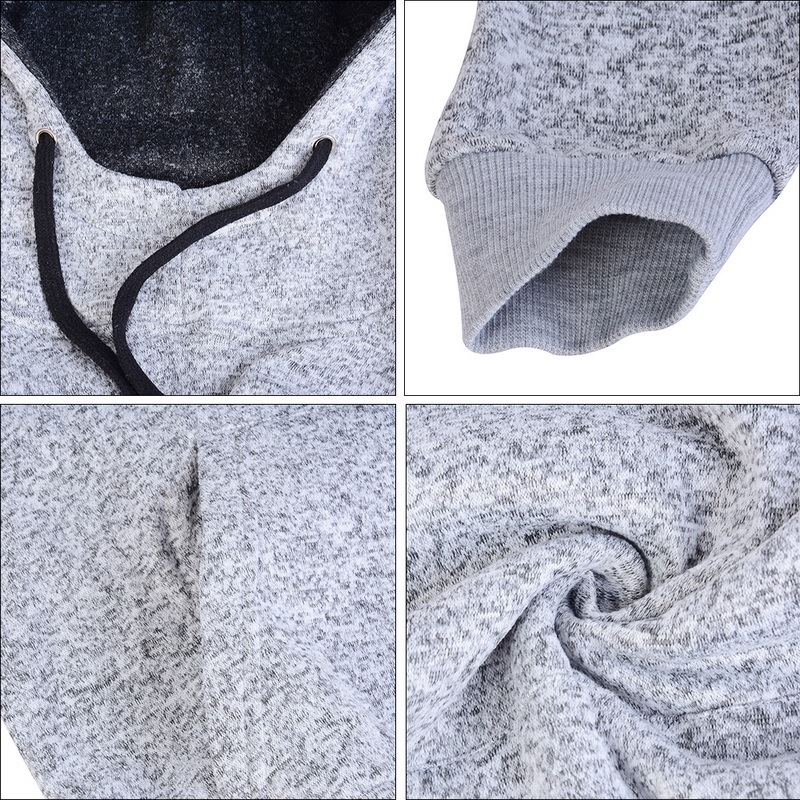 Autumn Winter Solid Hoodies - Image 3