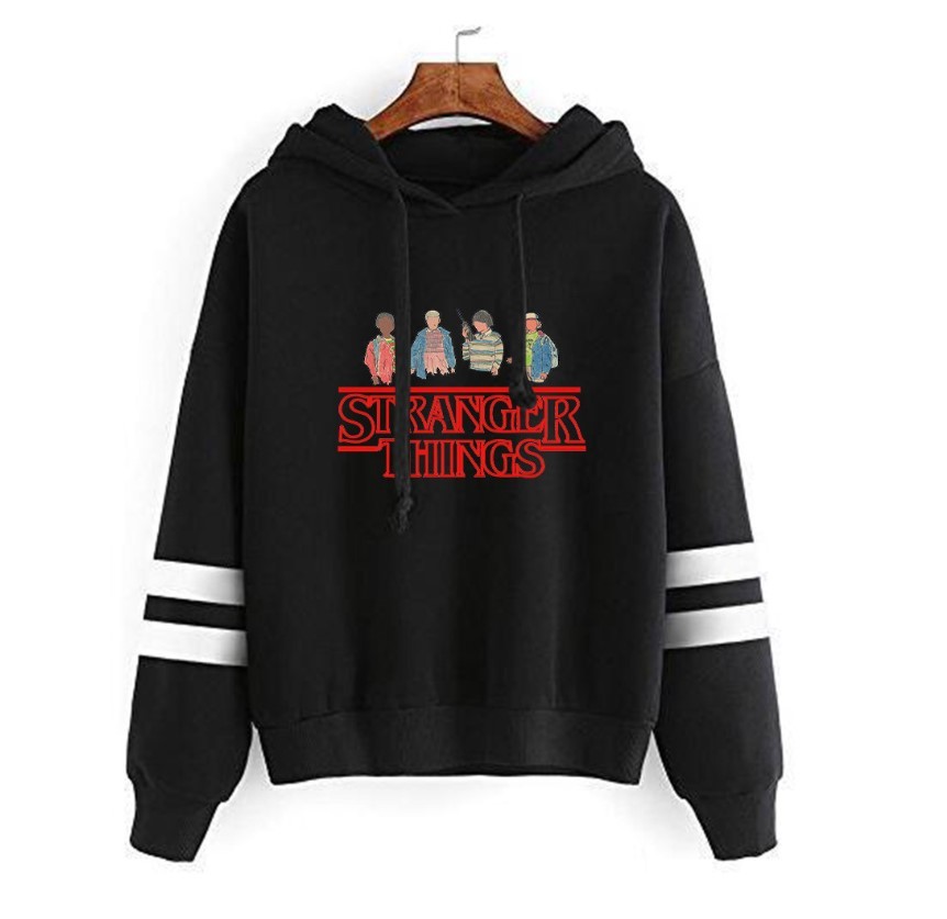 Stranger Things Striped Hoodies - Image 5