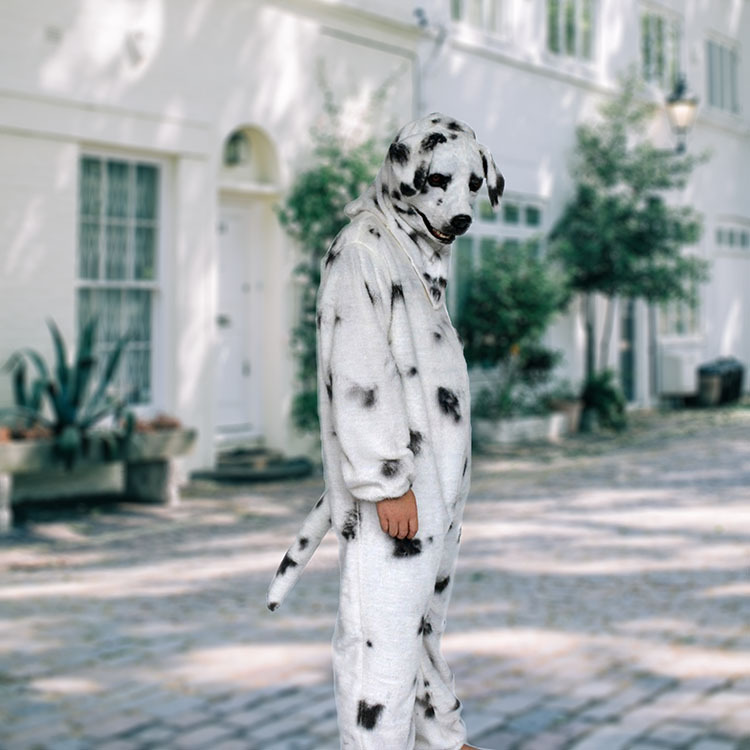 Creative Cute Plush Dalmatian Clothes Suit - Image 4
