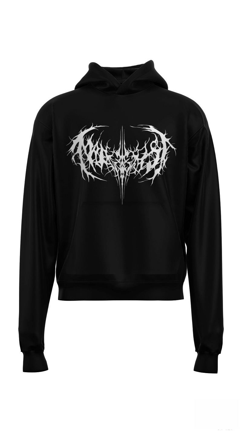 Long Sleeve Hooded Opium Style Pattern Sweater - Image 9