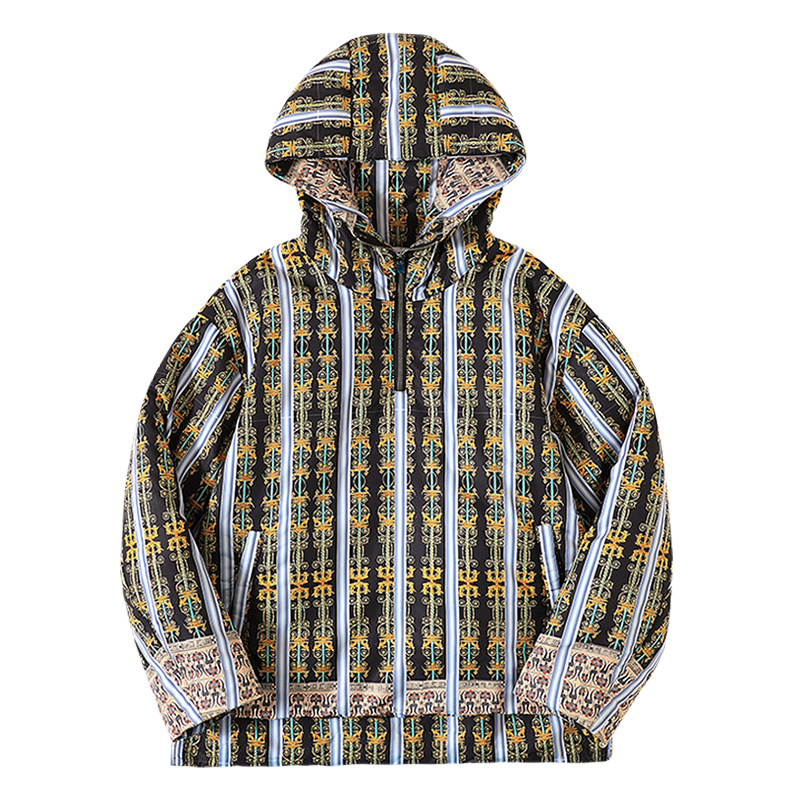 Men's Casual Trend Quilted Print Sweatshirt - Image 3