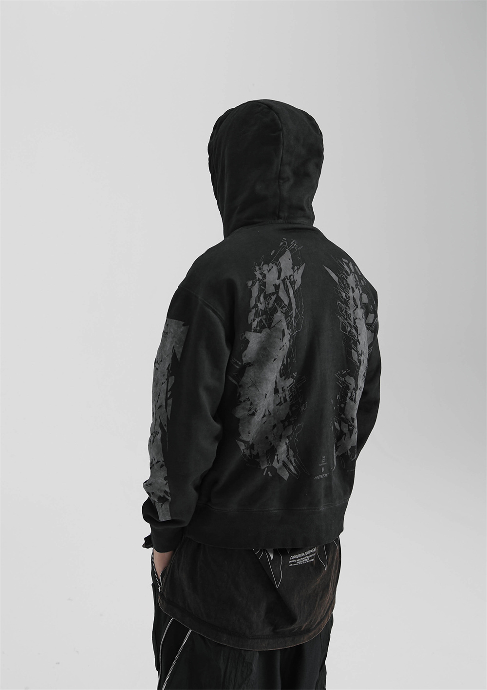 Men's Shoulder Hoodie Themed Print - Image 5