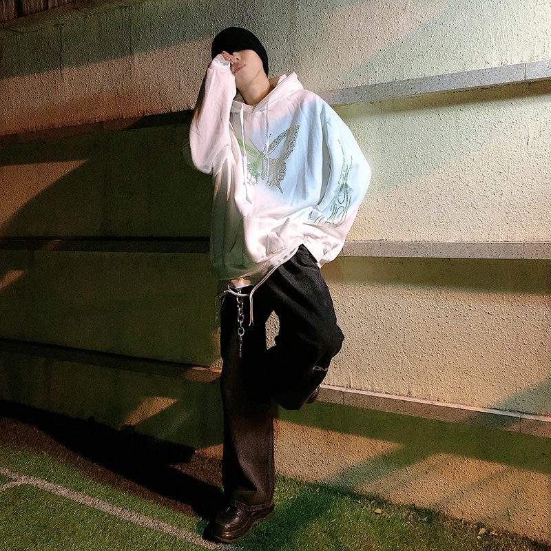 Hot diamond and cashmere hoodie