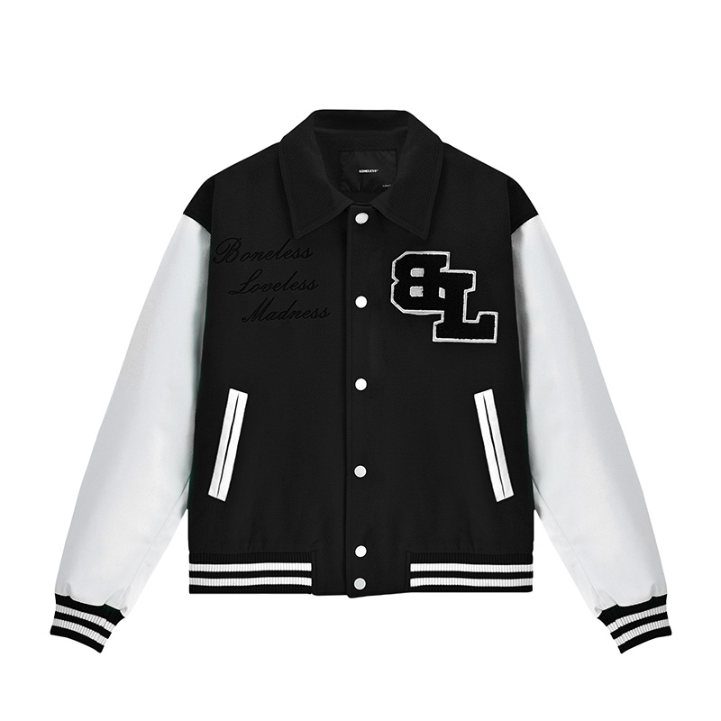 Embroidered Baseball Uniform Men's American High Street Fashion Brand Jacket - Image 7