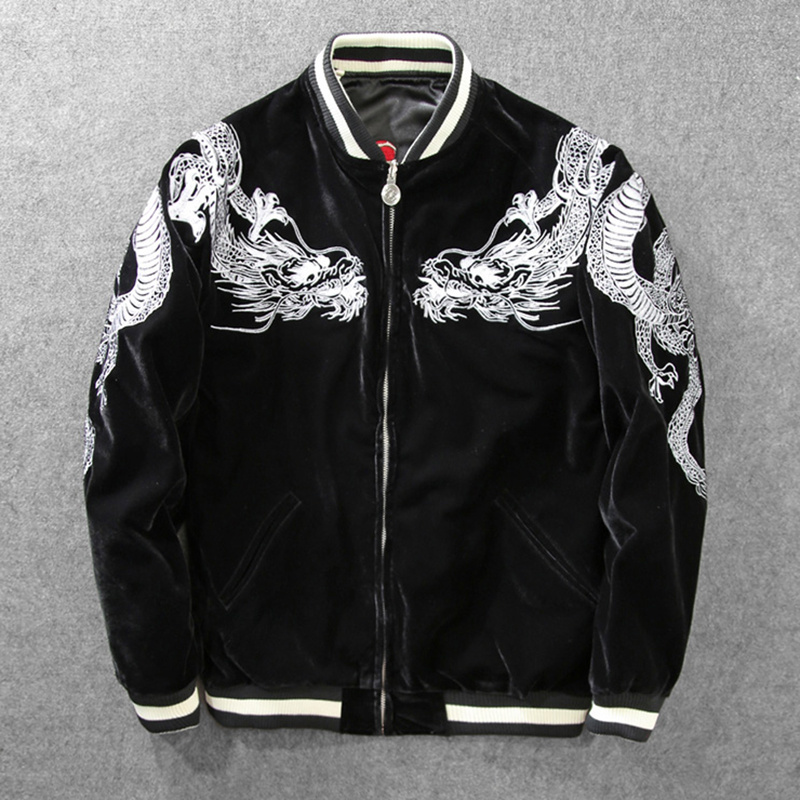 Heavy Industries Embroidered Baseball Uniform Jacket Men's Yokosuka Jacket - Image 3