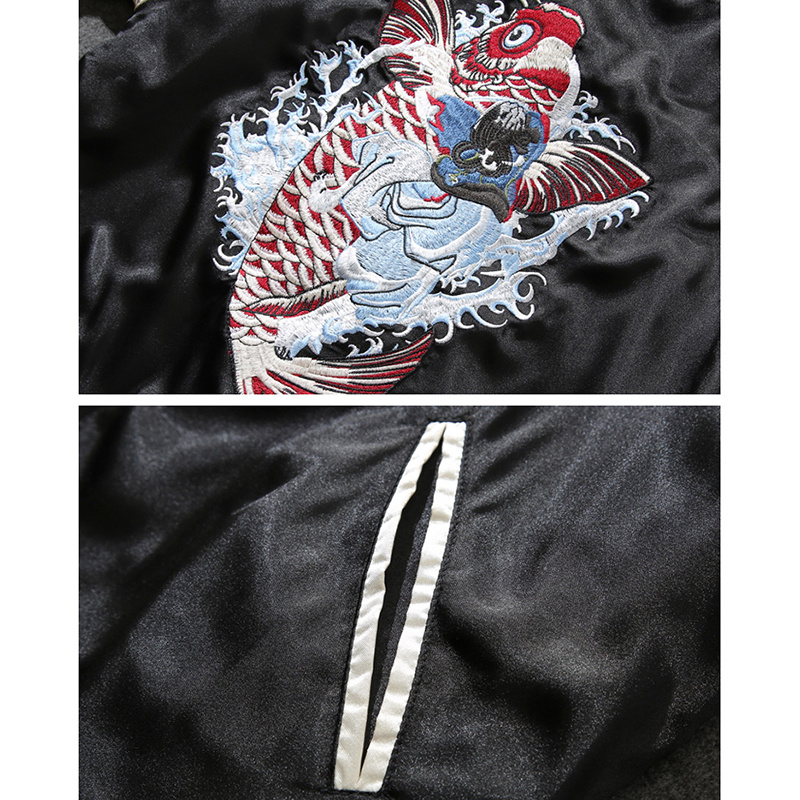 Heavy Industries Embroidered Baseball Uniform Jacket Men's Yokosuka Jacket - Image 5