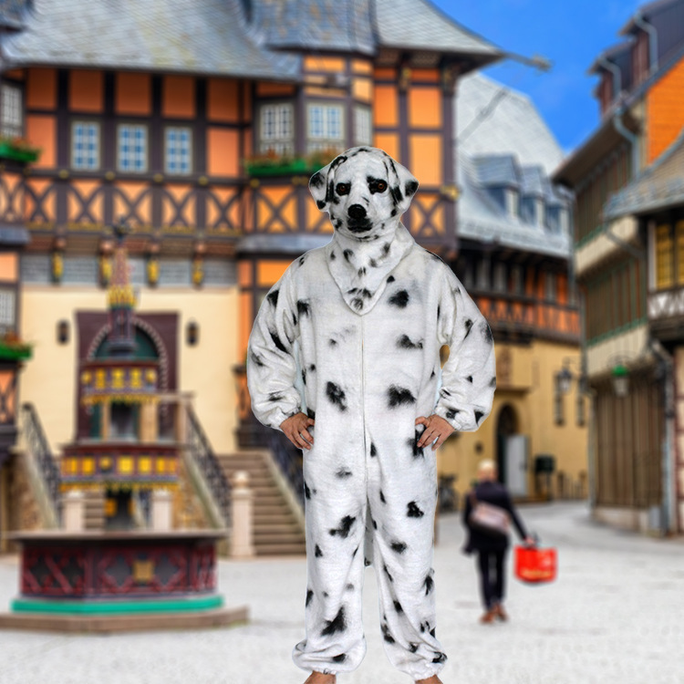 Creative Cute Plush Dalmatian Clothes Suit - Image 3