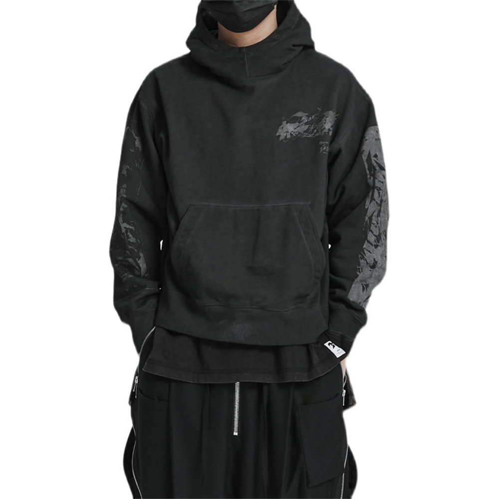 Men's Shoulder Hoodie Themed Print - Image 3